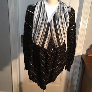 DKNYC Cascade Front sweater/cardigan